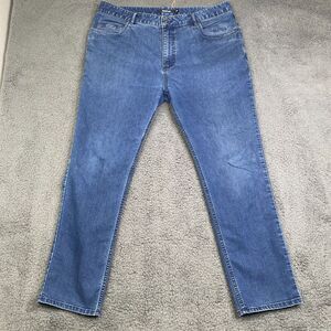 Rohan Jeans Adult 38S (37x28)  Blue Tapered Leg Sun Protective UPF Denim Mens